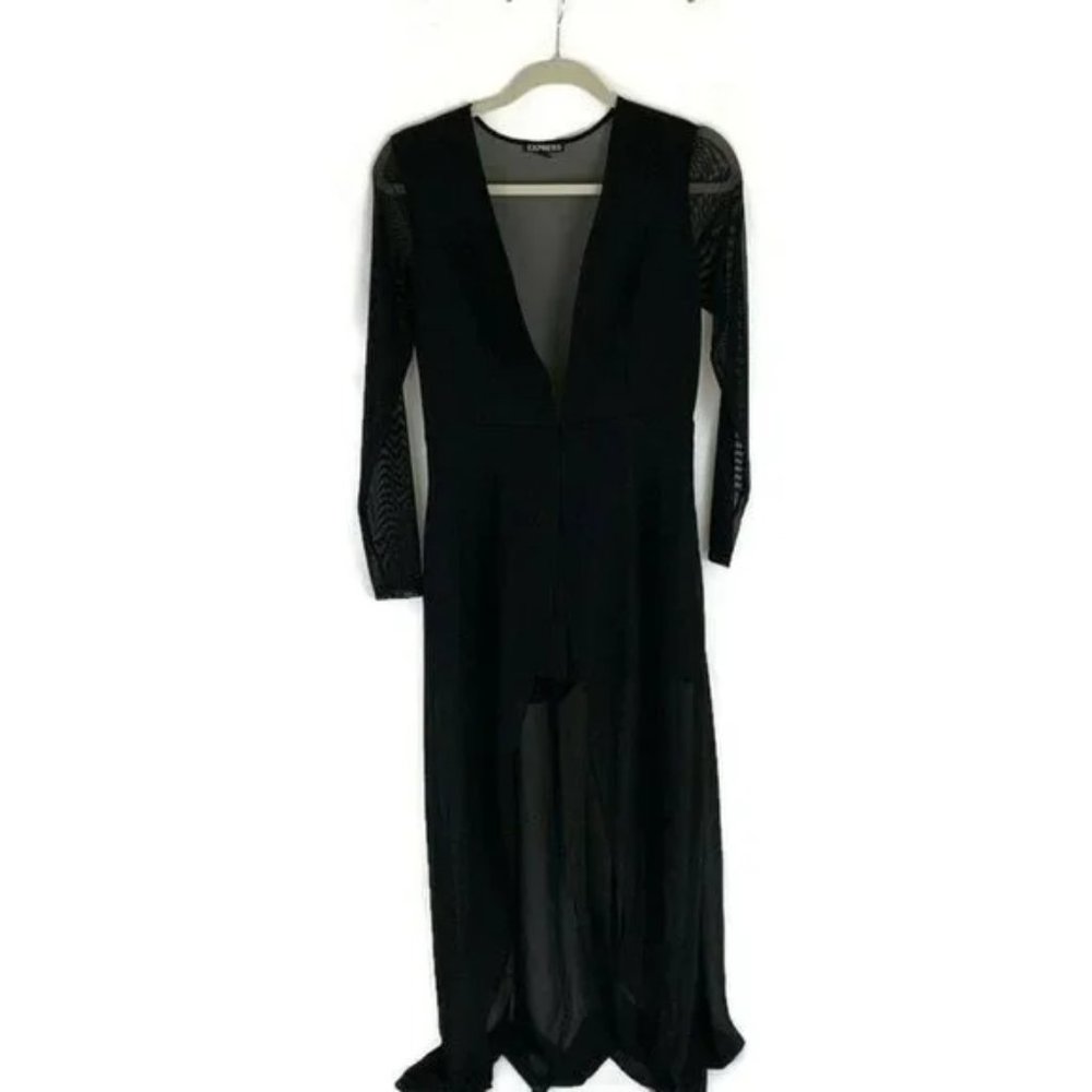 Express Romper with Chiffon Duster overlay